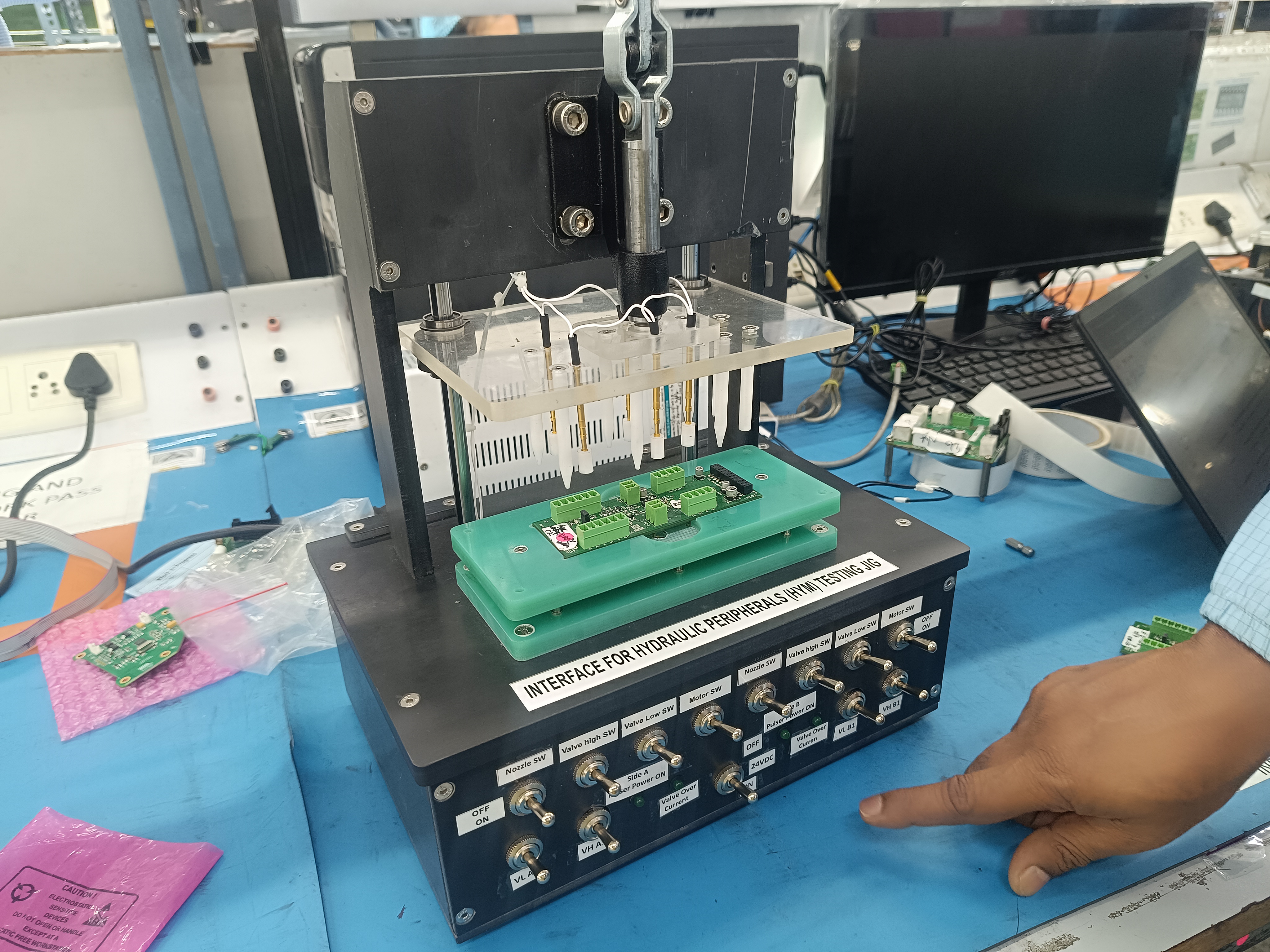 Hydraulic Testing Jig, view 2